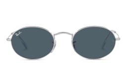 Shop Ray-Ban Unisex Round Sunglasses in Silver online.