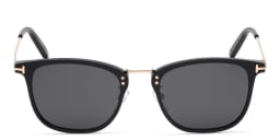 Shop TOM FORD Square Sunglasses in Black online.