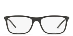 Shop Dolce & Gabbana Rectangle Eyeglasses in Rubber Black online.