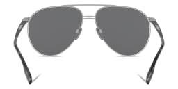 Shop BURBERRY Aviator Sunglasses in Black online.