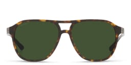 Shop BVLGARI Pilot Sunglasses in Matte Havana online.