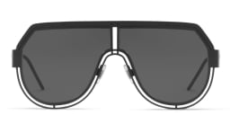 Shop Dolce & Gabbana Aviator Sunglasses in Matte Black online.