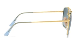 Shop Ray-Ban The Marshal II Unisex Hexagonal Irregular Sunglasses in Gold online.