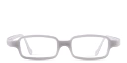 Shop Mira Flex Kids Rectangle Eyeglasses in Grey online.