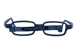 Shop Mira Flex Kids Rectangle Eyeglasses in Blue online.