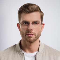 Shop MONTBLANC Rimless Wide Rectangle Eyeglasses in Silver online.