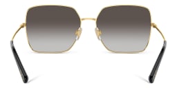 Shop Dolce & Gabbana Square Sunglasses in Black online.