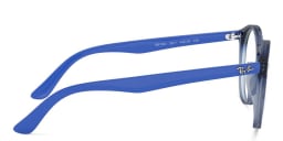 تسوق نظارة طبية بإطار دائري للأطفال راي بان جونيور بلون Transparent Blue أونلاين.