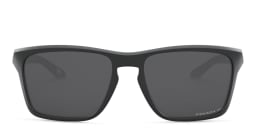 Shop Oakley Sylas Rectangle Sunglasses in Matte Black online.