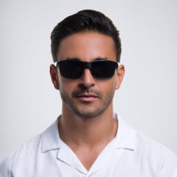 تسوق نظارات شمسية جيبستون بإطار مستطيل اوكلي بلون أسود مطفي أونلاين.