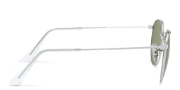 Shop Ray-Ban Round Metal Sunglasses in Silver online.