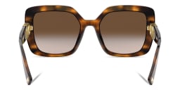 Shop VALENTINO Square Sunglasses in Havana online.