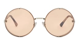 Shop JIMMY CHOO Lilo/S Round Sunglasses in Silver online.