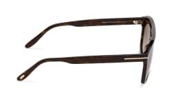 Shop TOM FORD Cat Eye Sunglasses in Dark Havana online.