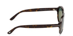 Shop TOM FORD Aviator Sunglasses in Dark Havana online.