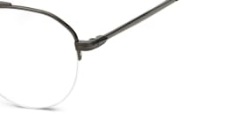 تسوق نظارة طبية دائرية بنصف إطار ديفيد بيكهام بلون Dark Ruthenium أونلاين.