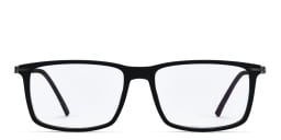 Shop Silhouette Rectangle Eyeglasses in Black online.