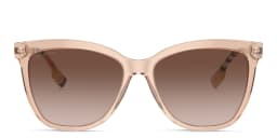 Shop BURBERRY Clare Square Sunglasses in Pink online.