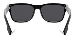 تسوق نظارة شمسية مربعة بربري بلون Matte Black أونلاين.