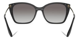 Shop PRADA Cat Eye Sunglasses in Black online.