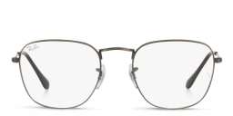 Shop Ray-Ban Frank Unisex Square Eyeglasses in Grey online.