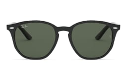 Shop Ray-Ban Junior Kids Irregular Sunglasses in Black online.