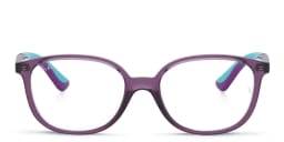تسوق نظارة طبية بإطار مربع للأطفال راي بان جونيور بلون Transparent Violet أونلاين.