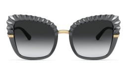 تسوق نظارة شمسية بإطار كات آي دولتشي آند غابانا بلون Transparent Grey أونلاين.
