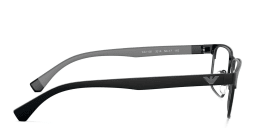 تسوق نظارة طبية بإطار مستطيل امبوريو أرماني بلون Matte Black أونلاين.