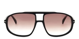 Shop DAVID BECKHAM Aviator Sunglasses in Black online.