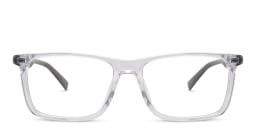 Shop EYE'M Ferrari Unisex Rectangle Eyeglasses in Clear online.