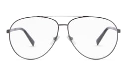Shop EYE'M Wide Aviator Eyeglasses in Gunmetal online.