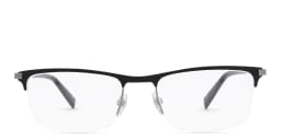تسوق نظارة طبية مستطيلة بنصف إطار EYE'M بلون Gunmetal أونلاين.