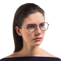 تسوق نظارة طبية دائرية للجنسين EYE'M بلون أزرق أونلاين.