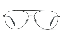 Shop EYE'M Unisex Wide Aviator Eyeglasses in Gunmetal online.