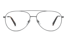 Shop EYE'M Unisex Wide Aviator Eyeglasses in Grey online.