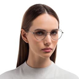 تسوق نظارة طبية دائرية للجنسين EYE'M بلون رصاصي أونلاين.