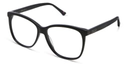 Shop EYE'M Square Eyeglasses in Black online.