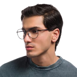 Shop EYE'M Round Eyeglasses in Gunmetal online.
