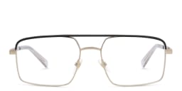 Shop EYE'M Octagon Junior Unisex Aviator Eyeglasses in Gold online.