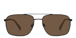 Shop EYE'M Square Sunglasses in Black online.