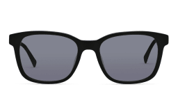 Shop EYE'M Square Sunglasses in Black online.