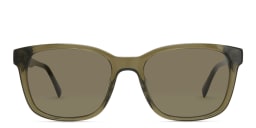 Shop EYE'M Square Sunglasses in Green online.