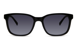 Shop EYE'M Square Sunglasses in Black online.