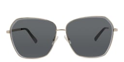 Shop EYE'M Wide Cat Eye Sunglasses in Gold online.