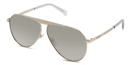 Shop EYE'M Aviator Sunglasses in Gold online.