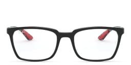 Shop Ray-Ban Rectangle Eyeglasses in Black online.