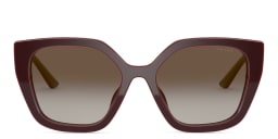 Shop PRADA Cat Eye Sunglasses in Bordeaux online.