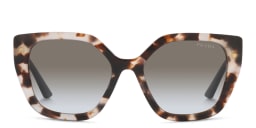 Shop PRADA Cat Eye Sunglasses in Talc Tortoise online.