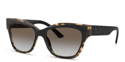 Shop PRADA Cat Eye Sunglasses in Black online.